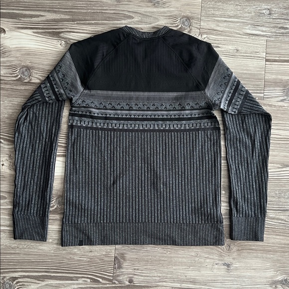 Lululemon Rest Less Pullover *Relaxed Black / White / Titanium / Black Like New - Picture 2 of 5